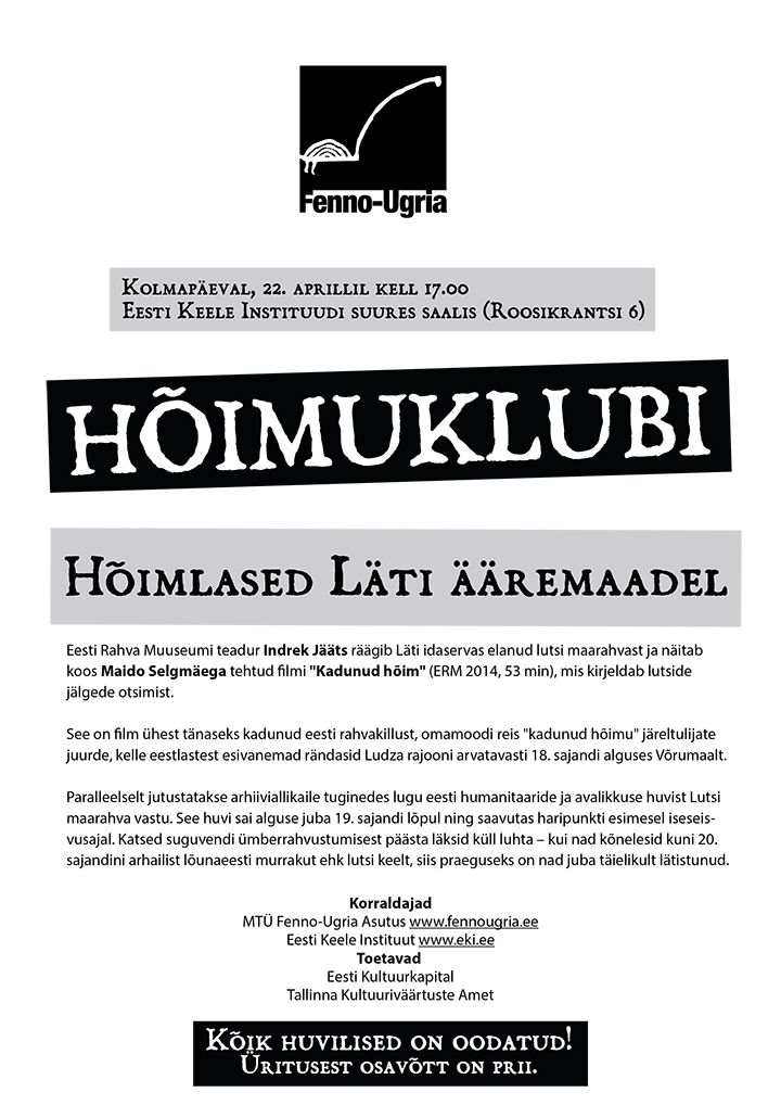 Hõimuklubi: hõimlased Läti ääremaadel