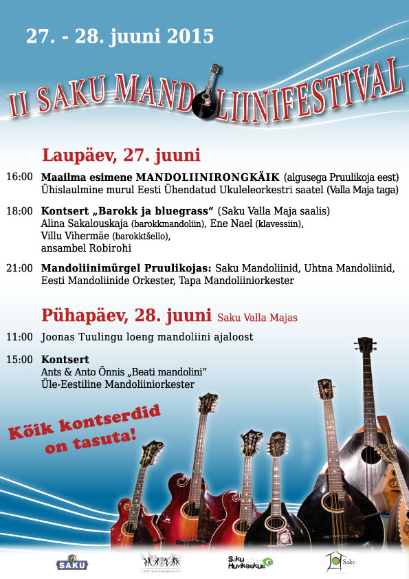 Sakus tulekul teine mandoliinifestival